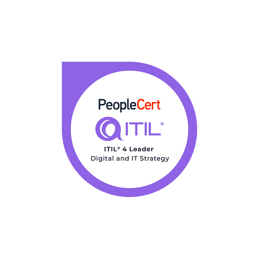 ITIL 4 Leader: Digital and IT Strategy (ITIL4-DITS)