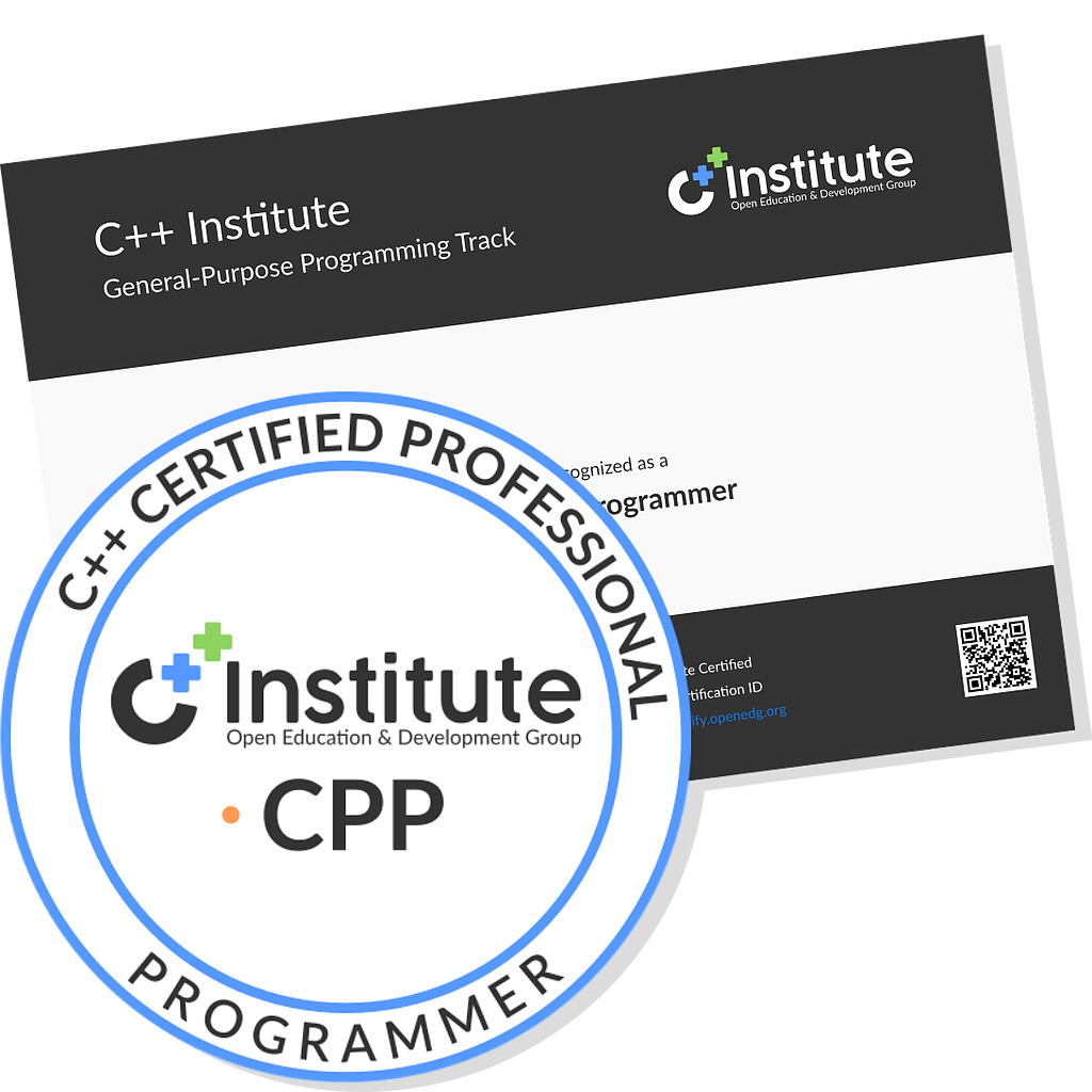 C++ Certified Professional Programmer (CPP) Exam &amp; Retake