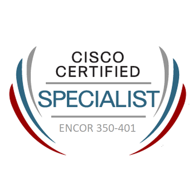ENCOR Implementing and Operating Cisco Enterprise Network Core Technologies Exam Voucher